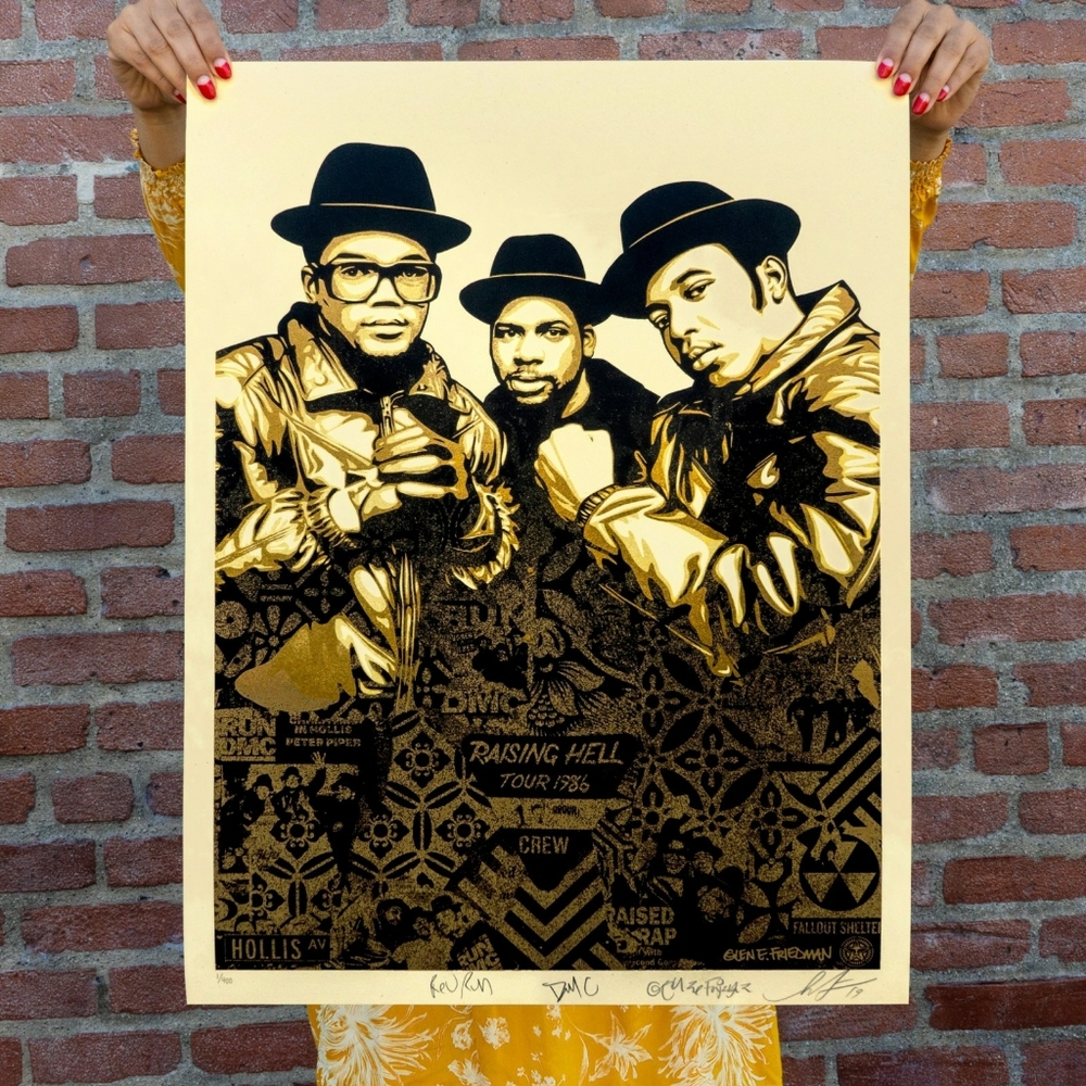 RUN DMC Limited Edition, Numbered and Signed Print